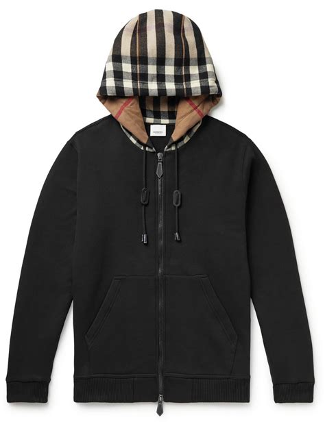 black burberry zip up